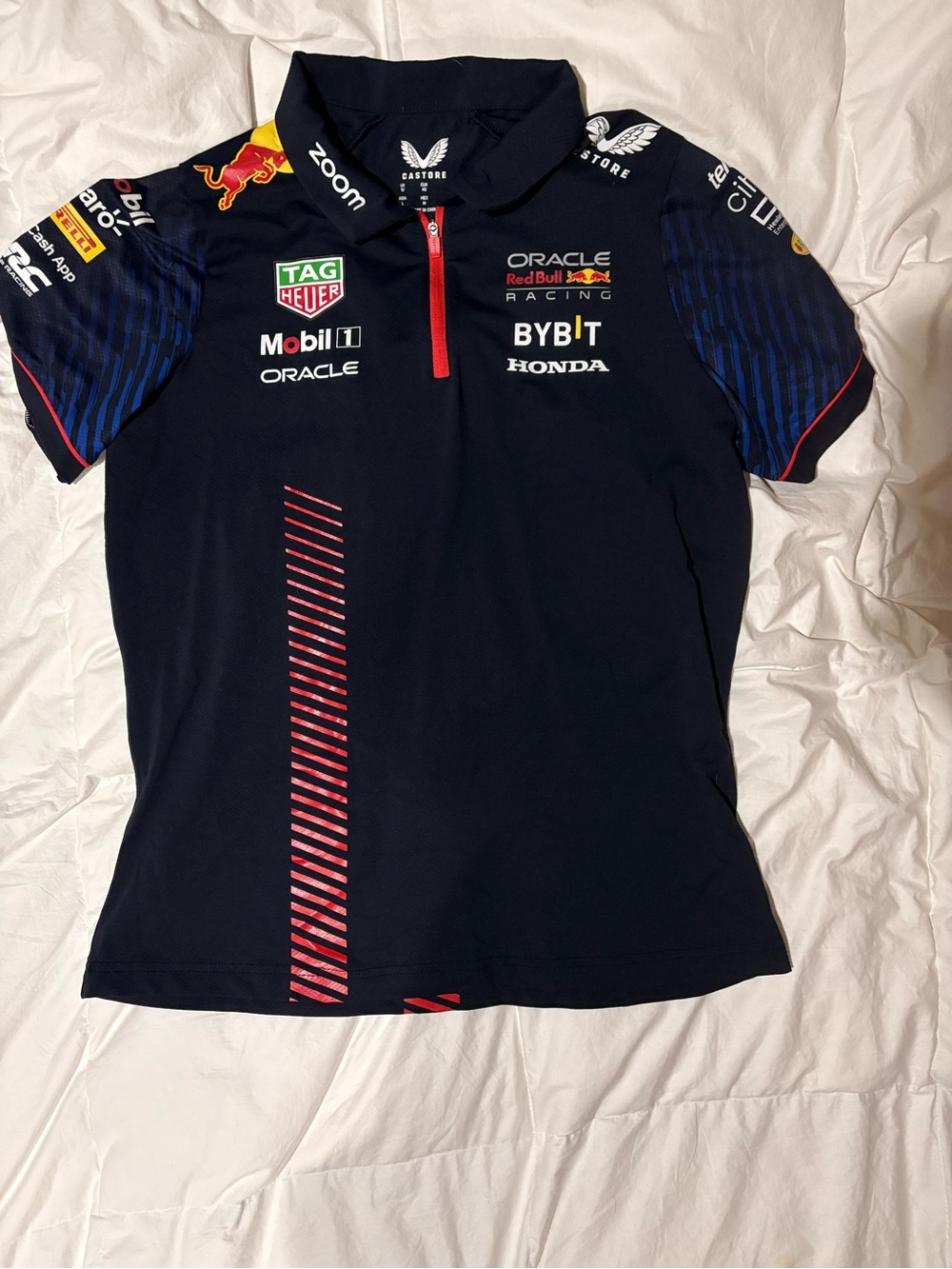 Red Bull Formula One F1 Team Kit Style Collared Team Jersey